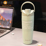 Sitarayuri flip-top leak-proof insulated travel mug 900ml – assorted colours – Home Hatch Pakistan