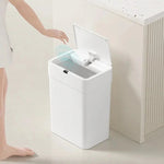 Smart auto sensor trash can touchless slim waste bin for kitchen and bathroom 