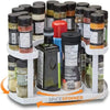 SmartSpin 2-Tier Rotating Spice Organizer | Kitchen Storage Rack