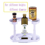 SmartSpin 2-tier rotating spice organizer kitchen storage rack – Home Hatch Pakistan