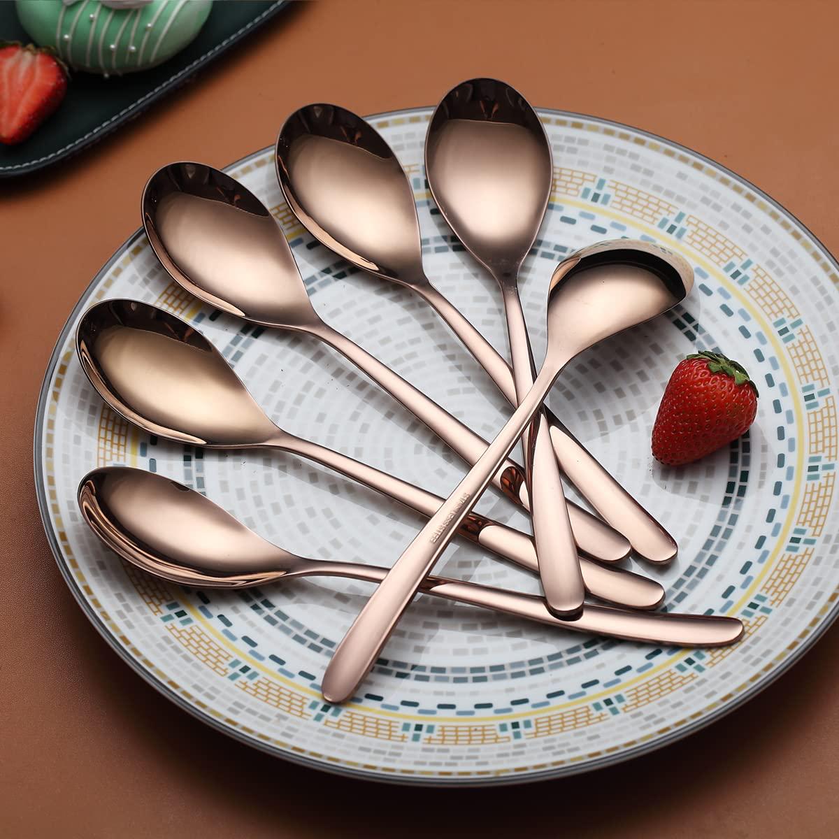 Stainless Steel Rose Gold Fork n Spoon