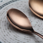 Stainless Steel Rose Gold Fork n Spoon