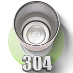 900 ml leakproof stainless steel insulated coffee tumbler with straw and handle