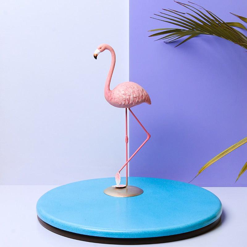 Standing Pink Flamingo Figurine | Home Décor - Home Hatch