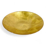 Gold Contemporary Glass Bowl Center Piece | Home Decor