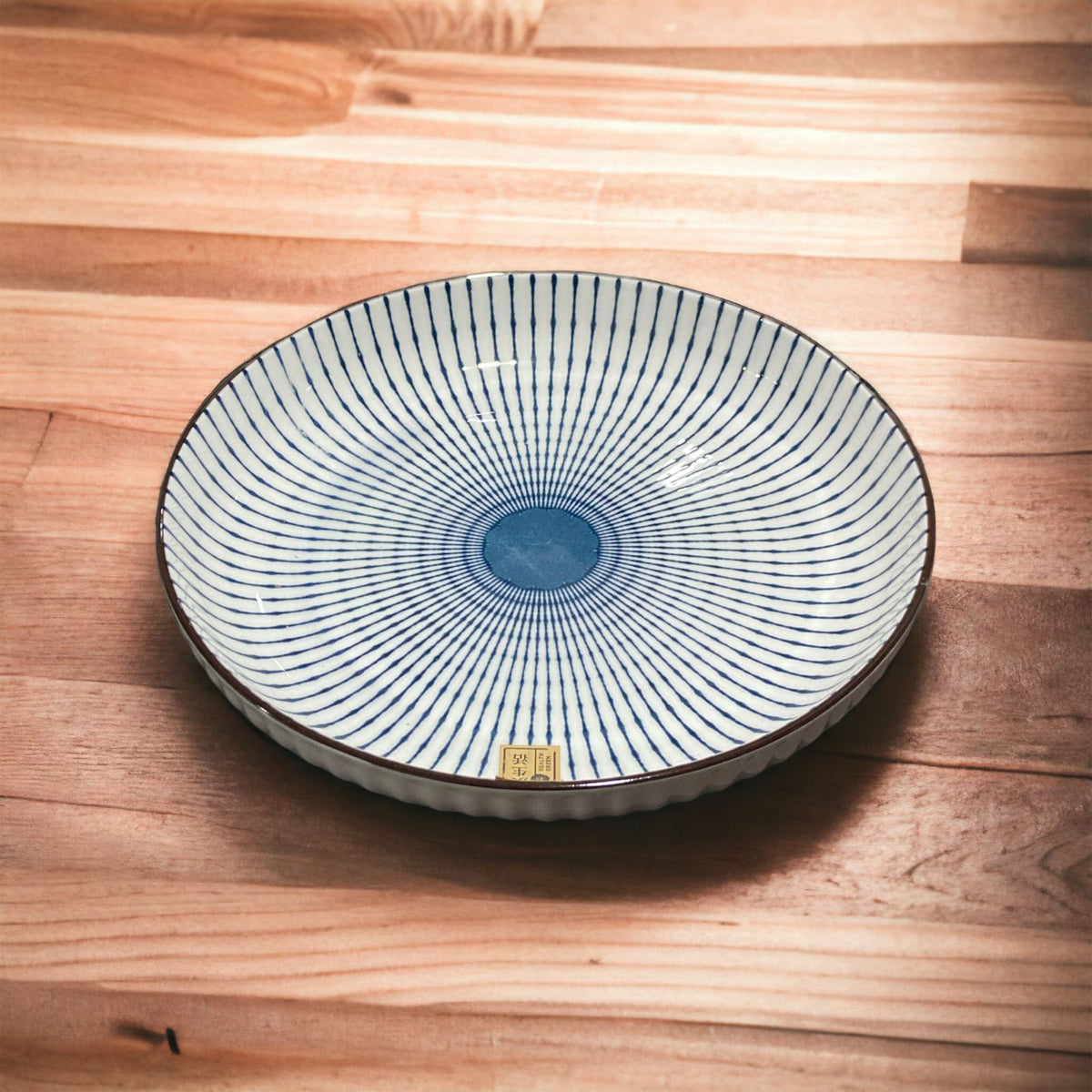 Stripe Design Ceramic Plates | Kitchenware - Home Hatch