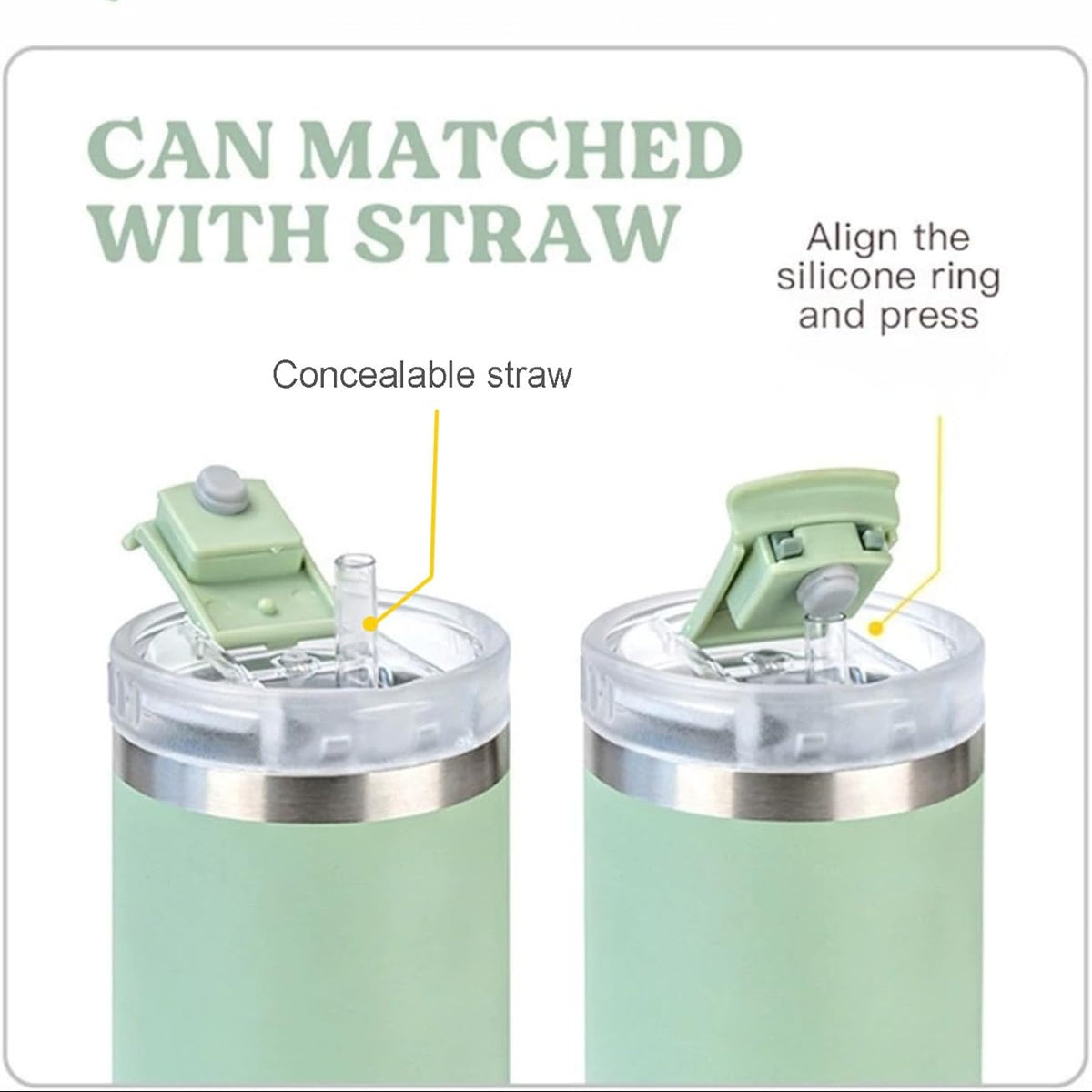 TYESO 40 oz stainless steel travel mug with handle and lockable lid – Home Hatch Pakistan