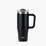TYESO 40 oz Stainless Steel Travel Mug with Handle & Leafproof