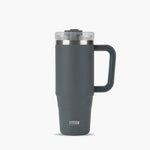 TYESO 40 oz Stainless Steel Travel Mug with Handle & Leafproof