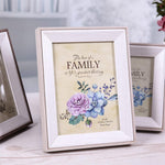 "The Love of a Family" Double Border Wooden Photo Frame | Home Décor