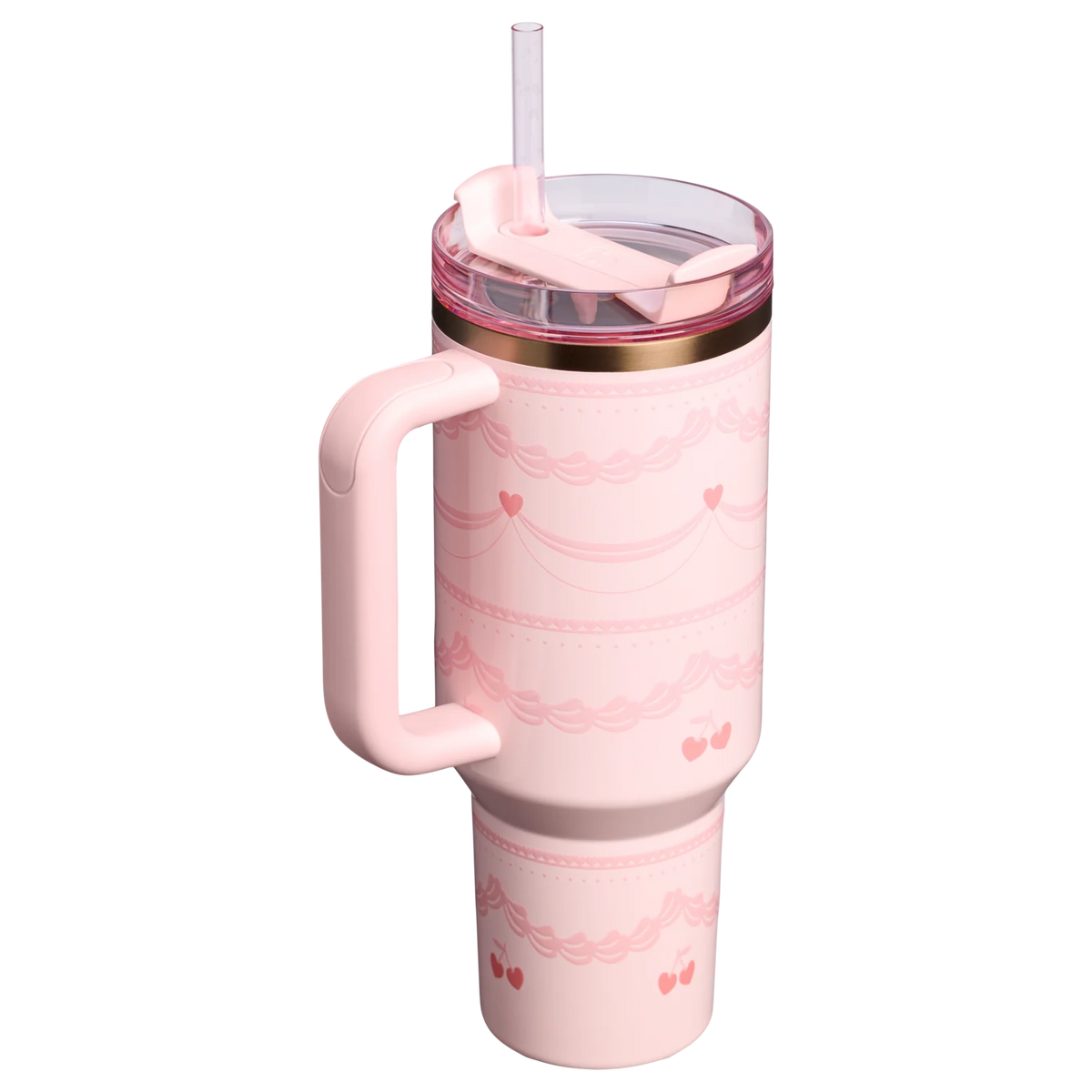 Valentine's Day Stanley tumblerPink Velvet Cake tumblerStanley Quencher 40 ozValentine's Day QuencherStanley H2.0 FlowState tumblerpink Stanley tumblerValentine's Day water tumbler40 oz pink tumblerStanley tumbler PakistanValentine's Day tumbler PakistanThe Valentine’s Day Quencher H2.0 FlowState™ 40 OZ Tumbler in Pink Velvet Cake design for everyday hydration and Valentine's Day gifting.