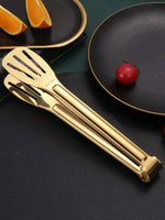 All Purpose Gold Hollow Food Tong