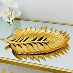 Golden Palm Leaf Tray | Home Décor