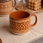 Tribal Pattern Ceramic Coffee Mugs
