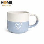 Two-Tone Matte Finish Ceramic Coffee Mug & Tea