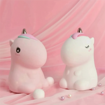 Unicorn Silicone LED Night Light – USB Rechargeable & Touch Control