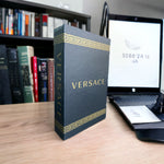 Versace Faux Decorative Designer Books | Home Decor - Home Hatch