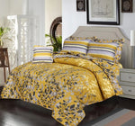 Yellow-6pc Summer Comforter set (Light Filling)