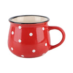 Polka Dot Ceramic Coffee Mug