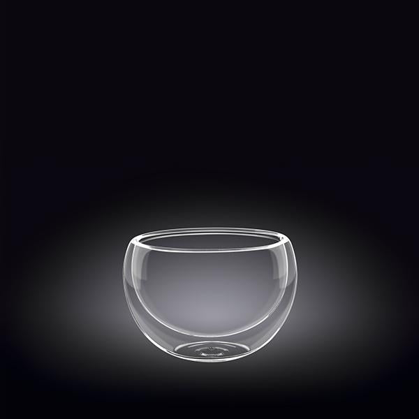 Double Walled Glass Bowl