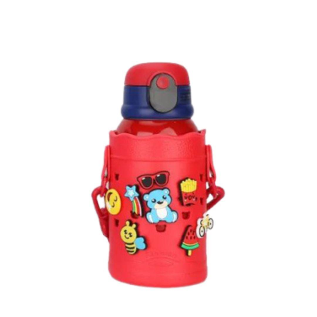 Kids Activity Filled Insulated Water Bottle With Silicone Cover