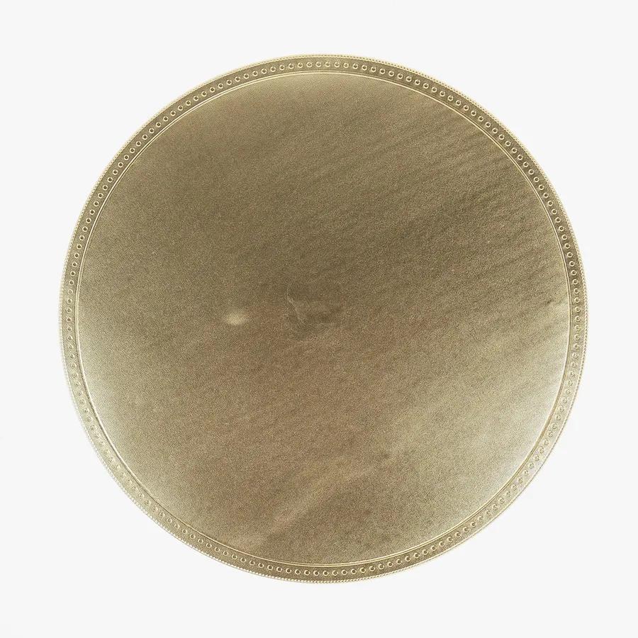 Golden Serving Table Mats | Washable Placemats