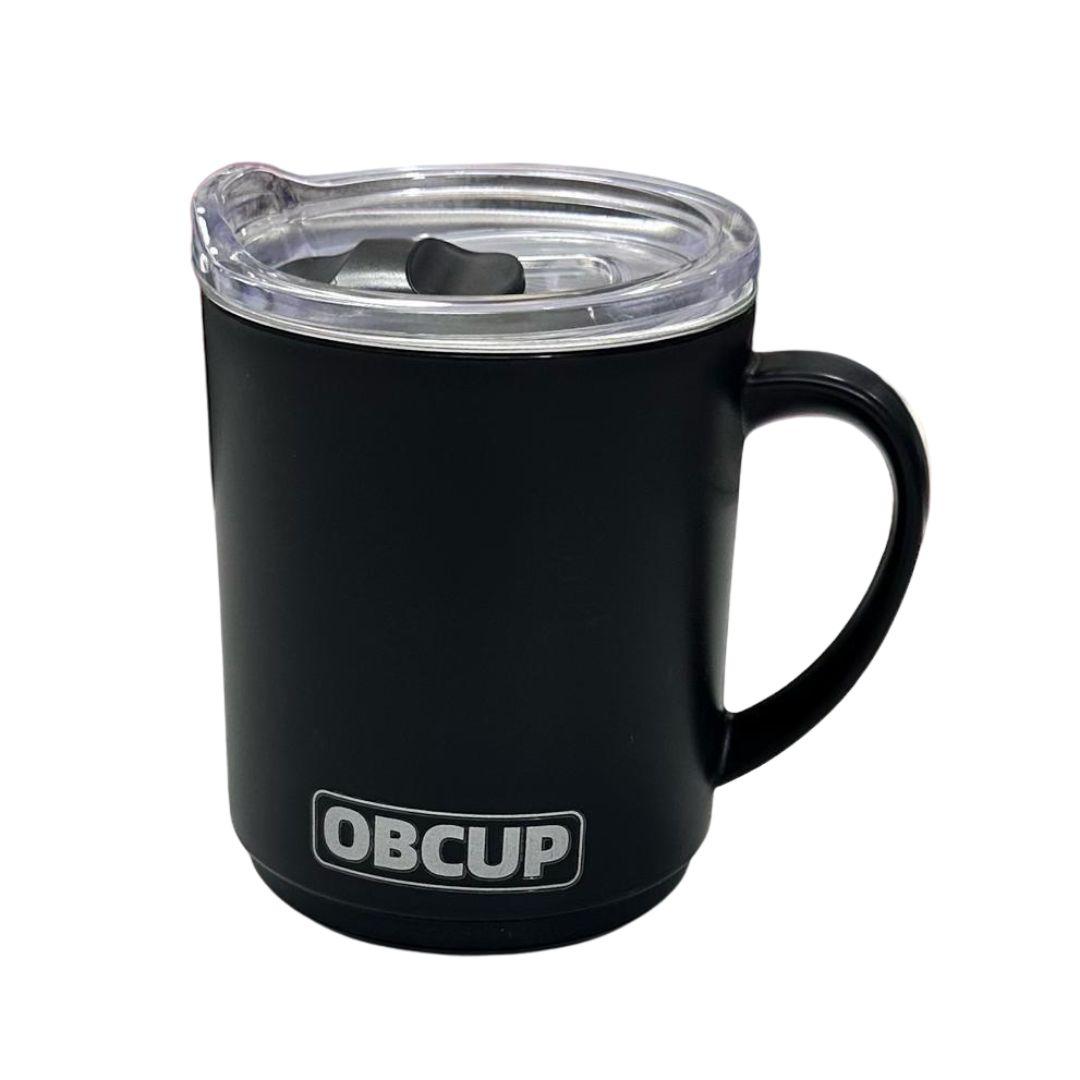 Insulated Coffee Mug With Transparent lid and Handle