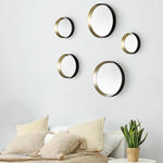 5pcs Round Decorative Wall Mirrors | Wall Décor