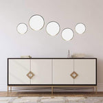 5pcs Round Decorative Wall Mirrors | Wall Décor