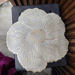 Flower Embellished Round Table Mats