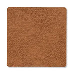 Grained Faux Leather Tea Coasters | Set of 6