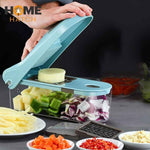 Safe Manual Vegetable Cutter | Onion Slicer, Kitchen Slicer, Potato Slicer | Fruit and Vegetable Slicer