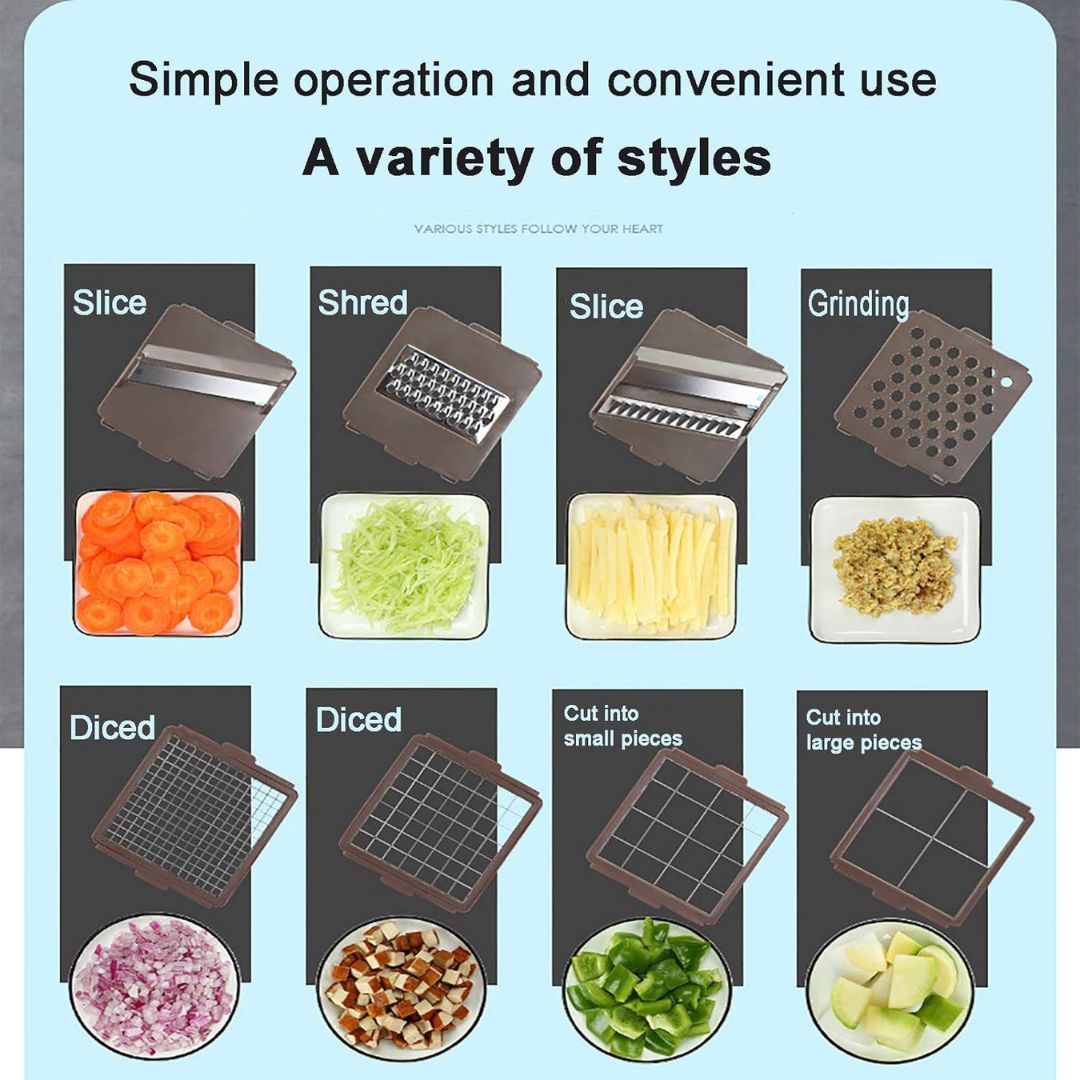 Safe Manual Vegetable Cutter | Onion Slicer, Kitchen Slicer, Potato Slicer | Fruit and Vegetable Slicer