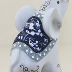 Decorative Elephant Figurine Set of 3 – Luxury Ceramic Elephant Statues for Home Décor