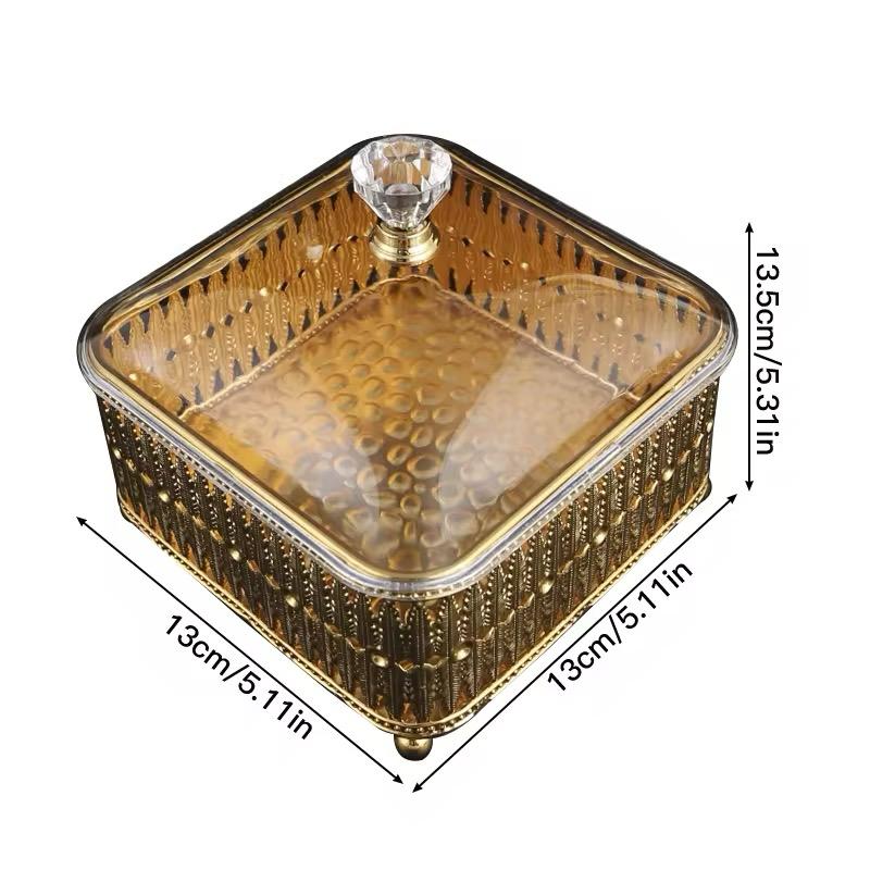 Palace Style Table Food Storage Gold Box