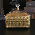 Palace Style Table Food Storage Gold Box