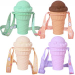 Cone Ice Cream Water Bottle Sipper 500ML