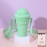 Cone Ice Cream Water Bottle Sipper 500ML