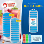 Silicone Narrow Ice Stick Cube Tray with LID Easy Pop Out