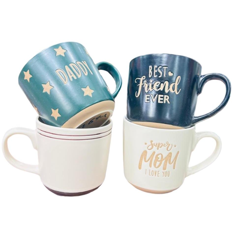 Heartfelt Message Mom Daddy Ceramic Mugs