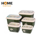 4pcs Dedi Rabbit Lunch Box Set | Food Storage for Kids