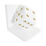 White Dice Bookends | Home Décor