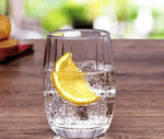 Delisoga Lined Transparent Drinking Glass - Set of 6