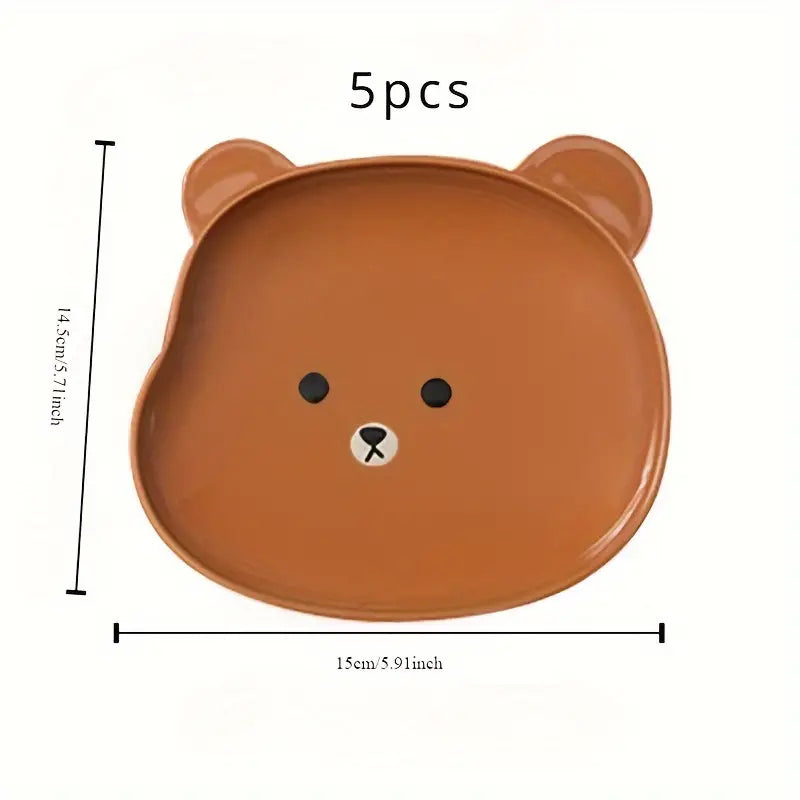 Cute Bear Stackable Snack Plate | Tableware