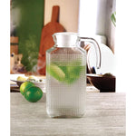 glass water jug with plastic lid 1.74L premium beverage pitcher for water juice and cold drinks glass water jug Pakistanglass beverage pitcher 1.74Lwater jug with lidjuice pitcher Pakistanglass serving jugbeverage pitcher with lidlemonade pitcher glassHome Hatch drinkwareglass water pitcherpremium beverage jug