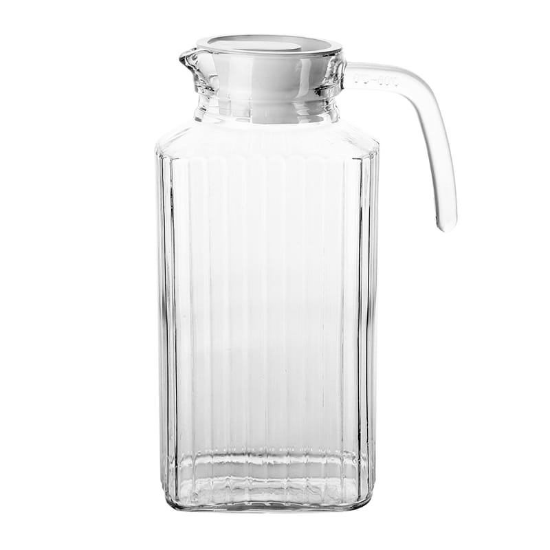 glass water jug with plastic lid 1.74L premium beverage pitcher for water juice and cold drinks glass water jug Pakistanglass beverage pitcher 1.74Lwater jug with lidjuice pitcher Pakistanglass serving jugbeverage pitcher with lidlemonade pitcher glassHome Hatch drinkwareglass water pitcherpremium beverage jug