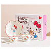 Hello Kitty 4-Piece Kids Meal Set | Cute Cartoon Dinnerware Gift Set