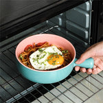 6.2 inch ceramic bowl with handle – microwave safe – Home Hatch Pakistan