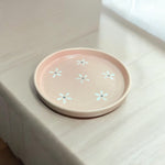 Pastel Colored Flower Print Bonita Platter Plates - 8.5"