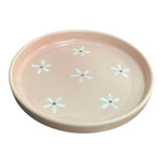 Pastel Colored Flower Print Bonita Platter Plates - 8.5"